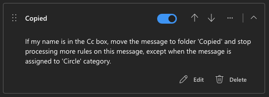 The Copied rule