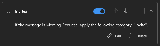 The Invite rule